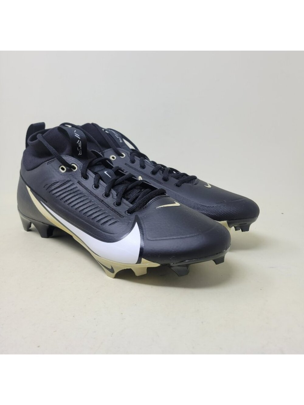 Nike Vapor Edge 360 Pro 2 Cleats Size 13 (FN7759-004) Black Gold Army